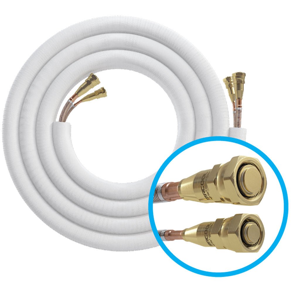 35ft Quick-Connect 3/8" x 5/8" Lineset for DIY 24K & 36K Indoor - Get MrCool