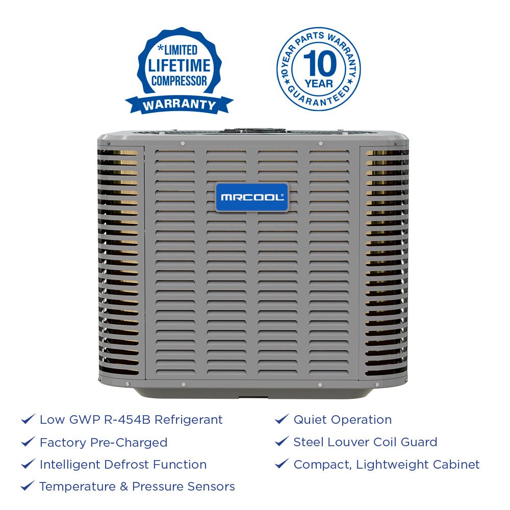Complete MRCOOL® R - 454B Heat Pump System — 60k Heat Pump Condenser + 60k Multi - Position Air Handler - Superior Home Supplies