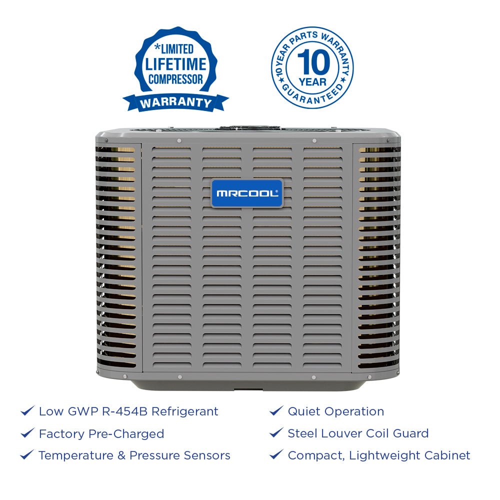 MRCOOL® 13.8 SEER2 Cooling Bundle R - 454B - 60k Condenser + 4 - 5 Ton 24.5" wide Pre - Charged M - Coil - Superior Home Supplies