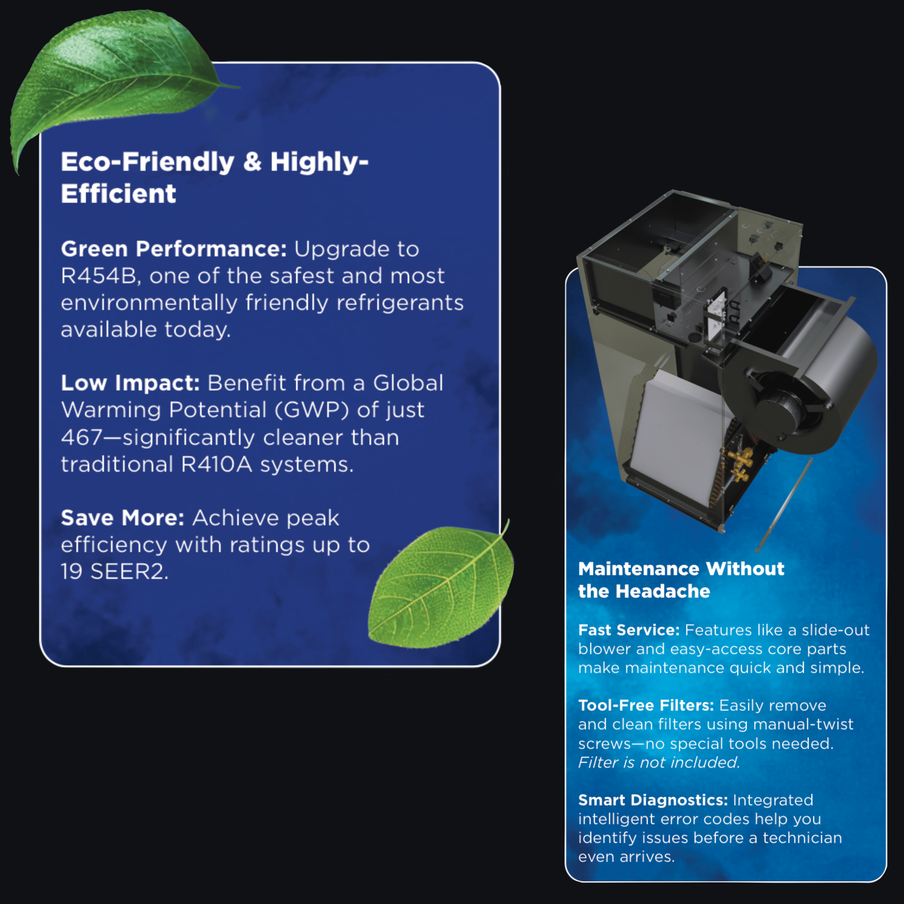 MRCOOL® 2 Ton TruInverter™ Complete Heat Pump System (24K BTU) – Air Handler, Condenser & Thermostat | 18 SEER2 High - Efficiency, Variable - Speed Comfort - Superior Home Supplies